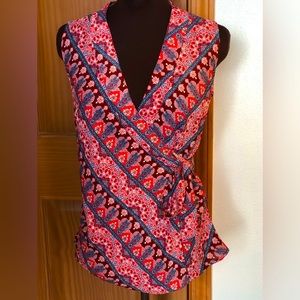 CATO sXS faux wrap top Looks new!